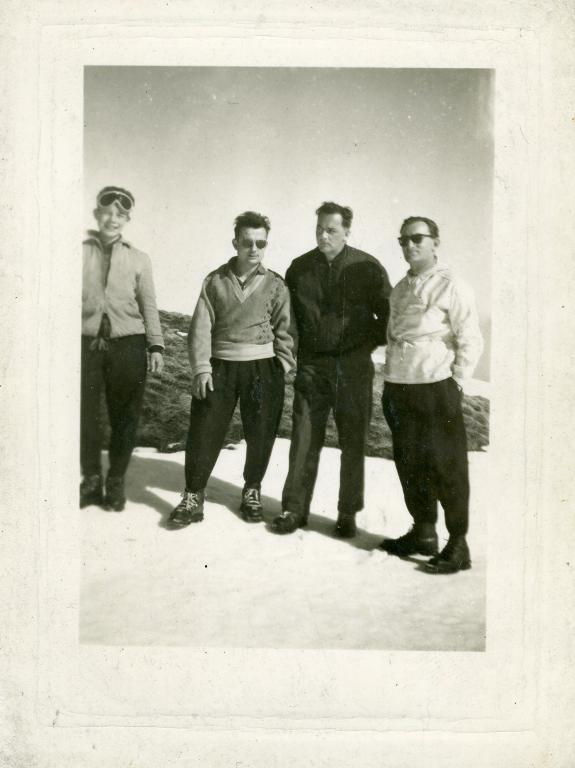 Groupe au sommet des Plagnes