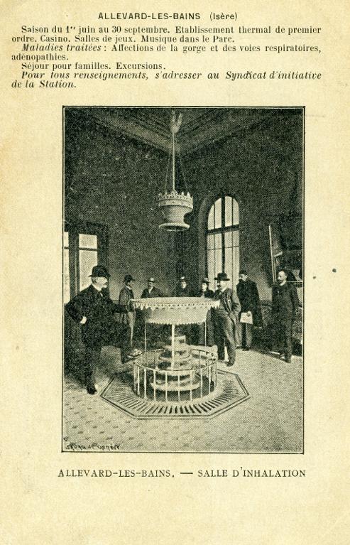 Allevard-les-Bains, Salle d'inhalation