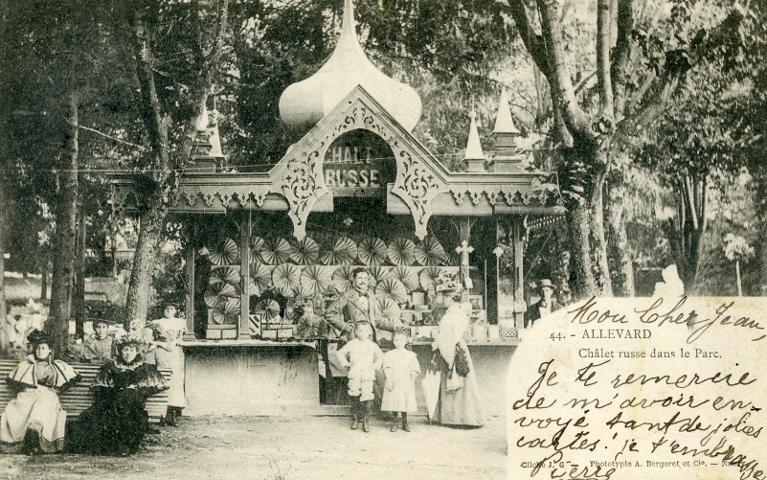 Allevard, Châlet russe dans le parc