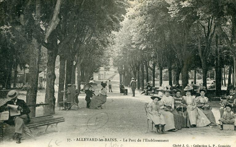 Allevard-les-Bains, Le Parc de l'Etablissement