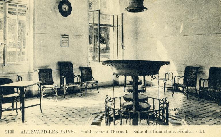 Allevard-les-Bains, Etablissement thermal, Salle des inhalations froides