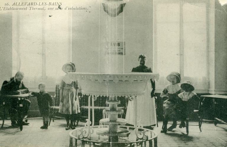 Allevard-les-Bains, L'Etablissement thermal, une salle d'inhalation