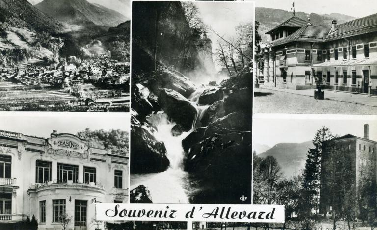 Souvenir d'Allevard, Carte multive d'Allevard-les-Bains