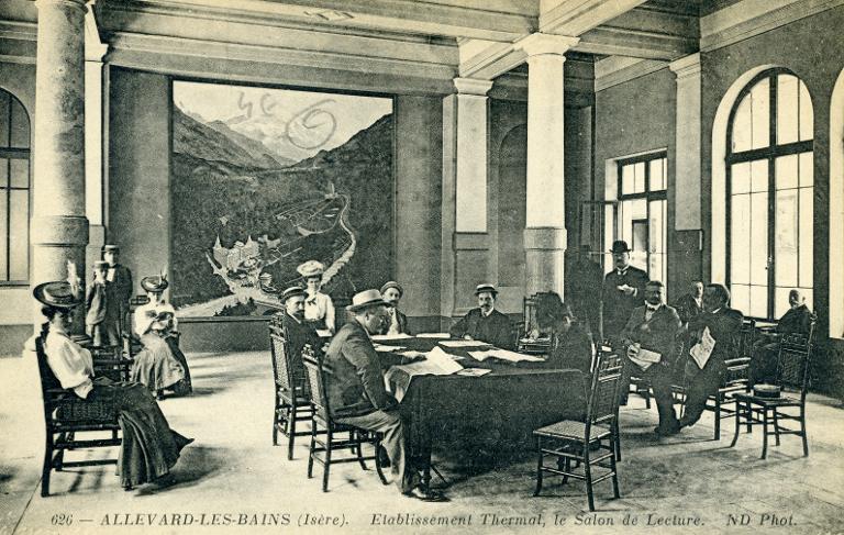 Allevard-les-Bains, Etablissement Thermal, Le Salon de lecture