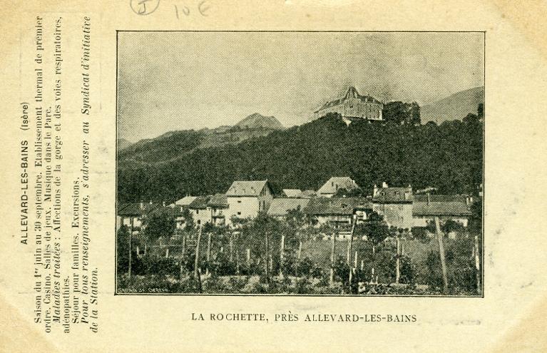 La Rochette, près d'Allevard-les-Bains