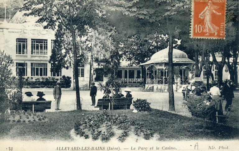 Allevard-les-Bains, Le Parc et le Casino