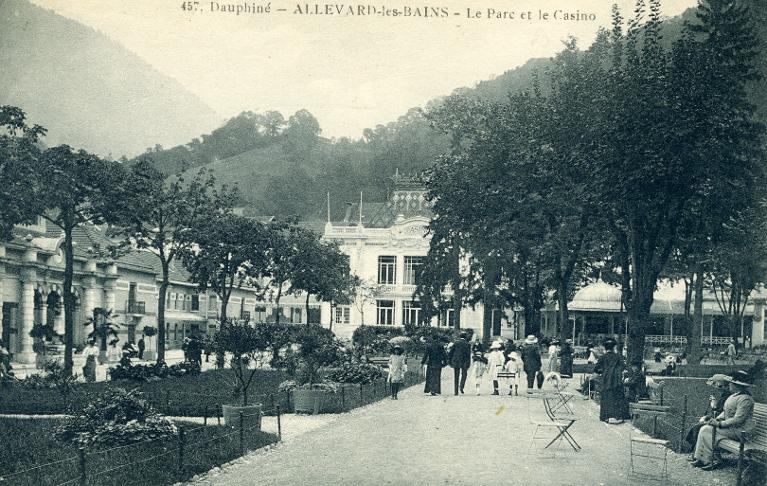 Allevard-les-Bains, Le Parc et le Casino