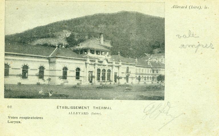 Allevard, Établissement thermal