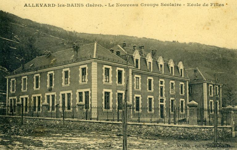 Allevard-les-bains, Le nouveau groupe scolaire - Ecole de filles