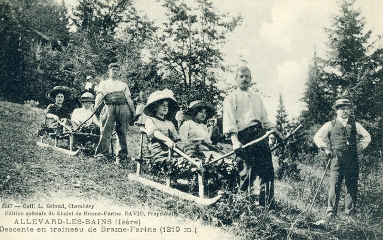 Descente en traîneau de Brame-Farine